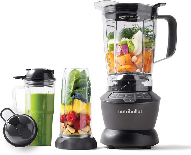 Nutribullet Full - Size Blender Combo NBF50500 (Dark Gray) - Kidsy