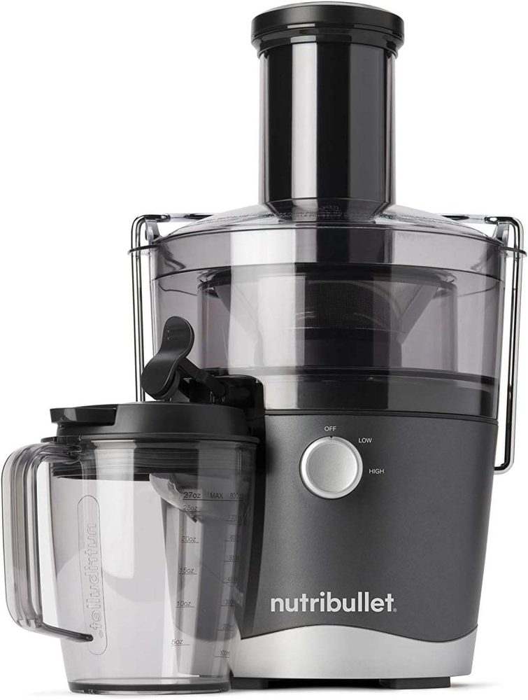 Nutribullet NBJ50100 Centrifugal Juicer, 800 Watts (Gray) - Kidsy