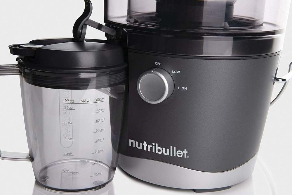 Nutribullet NBJ50100 Centrifugal Juicer, 800 Watts (Gray) - Kidsy