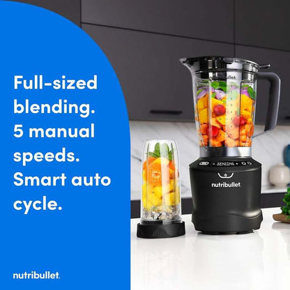 Nutribullet SmartSense Blender Combo NBF50700AK (Matte Black) - Kidsy