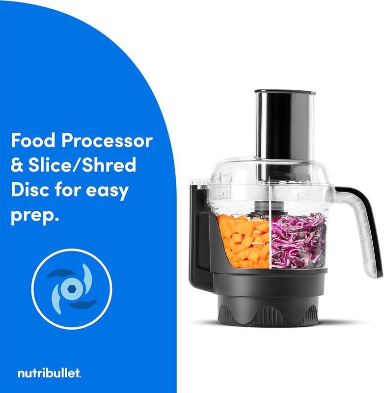 Nutribullet Ultra Plus+ 3 - 1 Compact Kitchen System, 1200W Kitchen System (Gunmetal Gray) - Kidsy