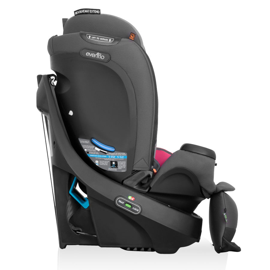 New Revolve360 Extend Rotational All-in-One Convertible Car Seat with Quick Clean Cover