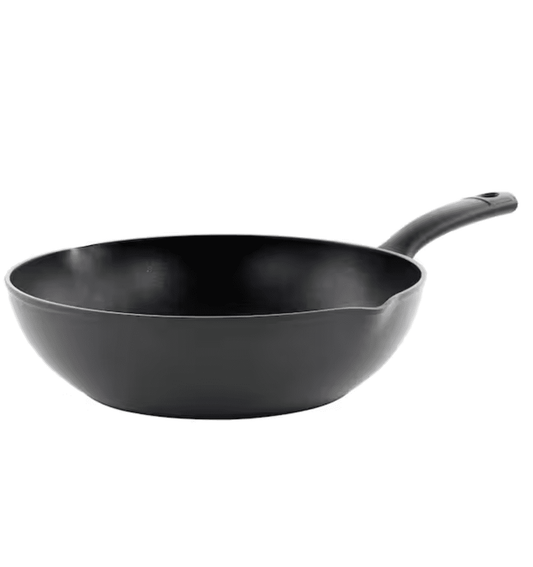 Oster Kingsway 4.1 Quart Aluminum Nonstick Wok (Black) - Kidsy