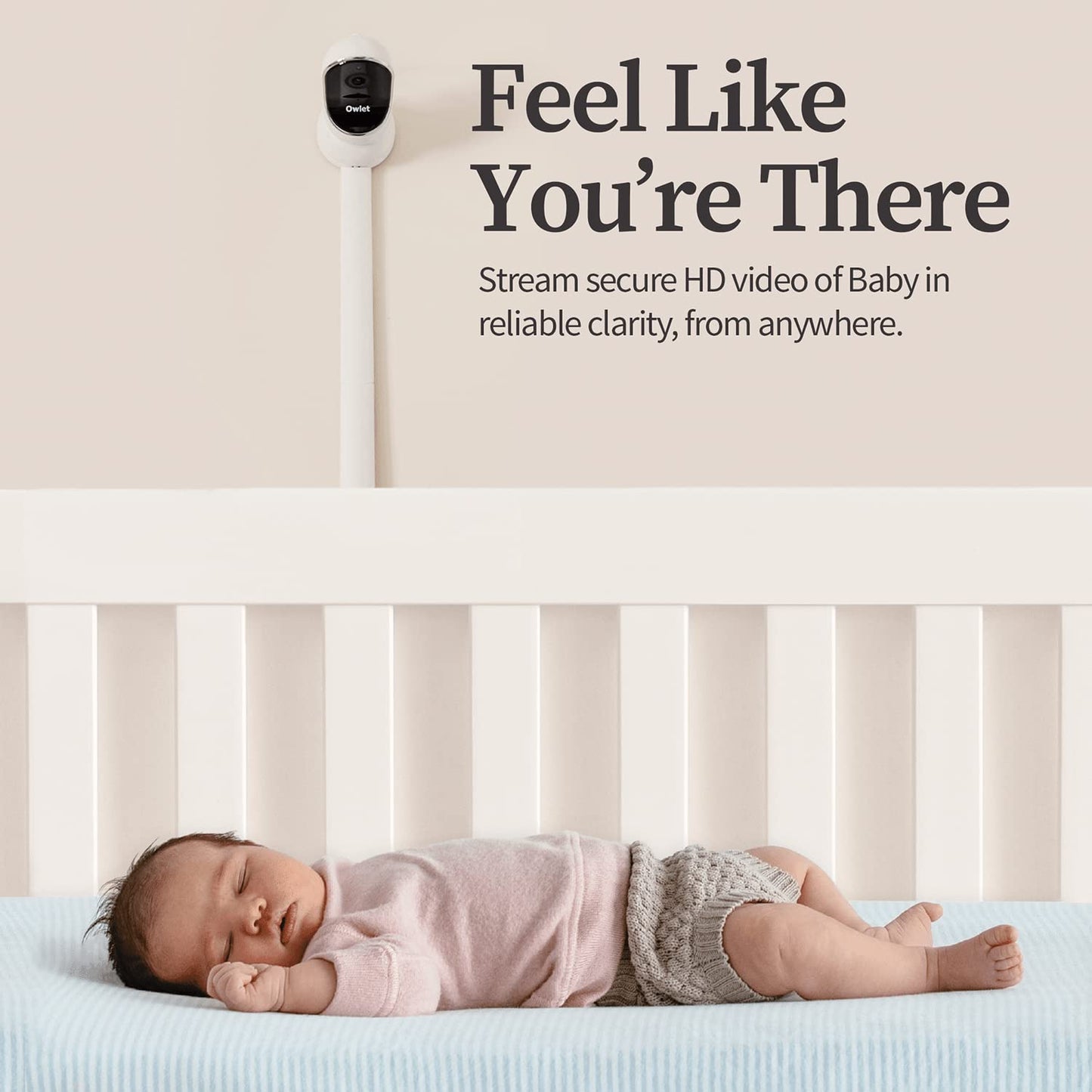 Owlet Cam Smart Video Baby Monitor with Audio - Gen 1 (White) - Kidsy