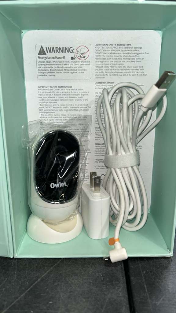 Owlet Cam Smart Video Baby Monitor with Audio - Gen 1 (White) - Kidsy