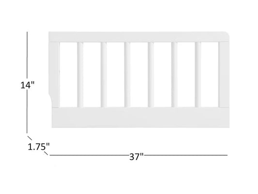 Oxford Baby Essentials Mini Crib Toddler Guard Rail Conversion Kit (White) - Kidsy