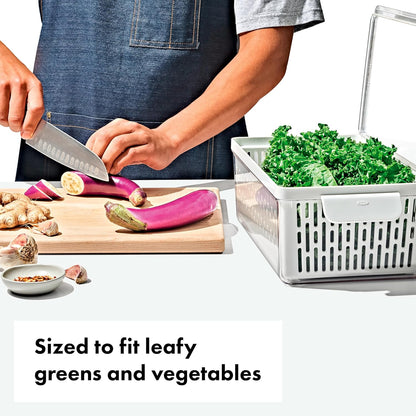 OXO Good Grips Produce Saver – Medium Bin (White) - Kidsy