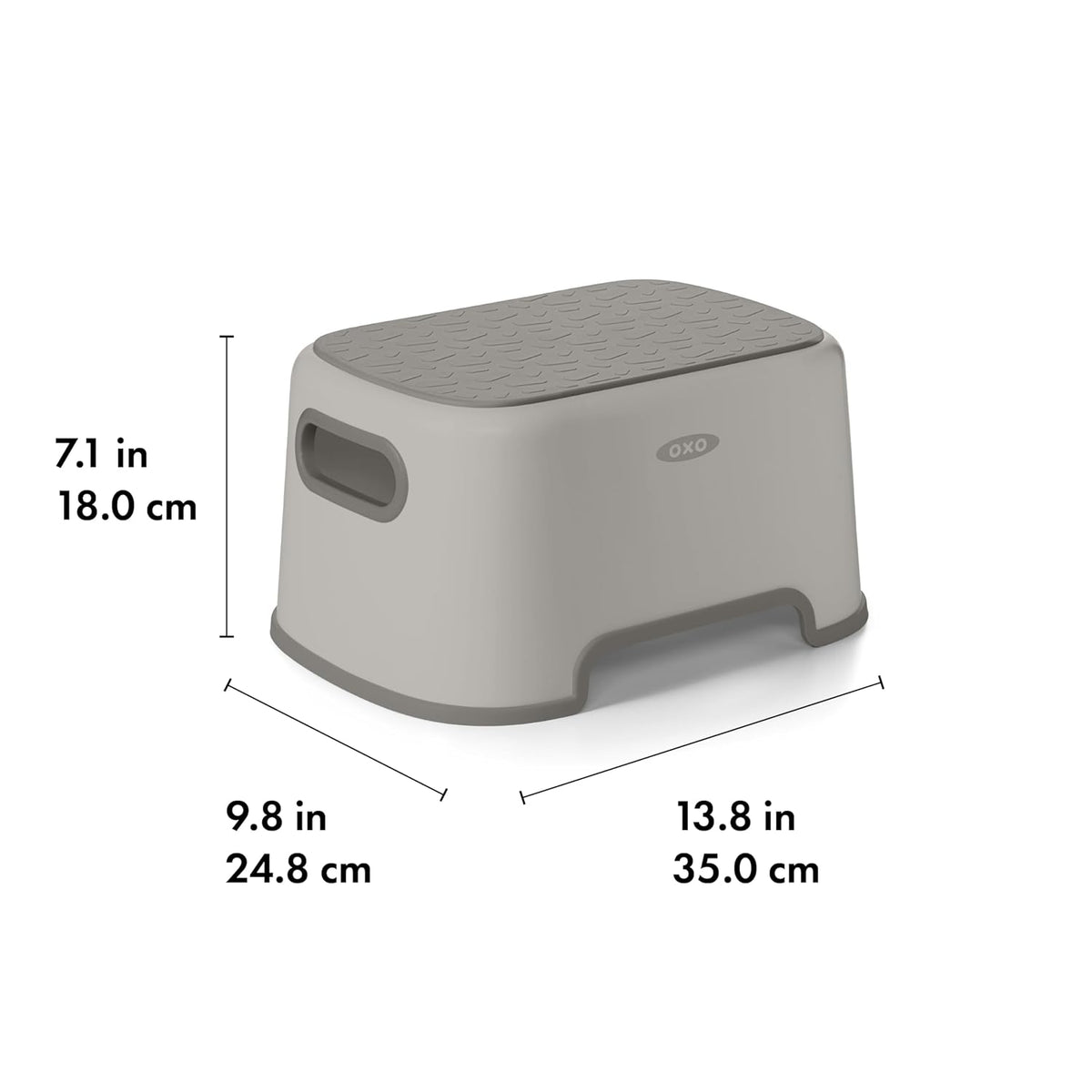 OXO Tot Non-Slip Two-Step Toddler Step Stool (Drizzle) - Kidsy