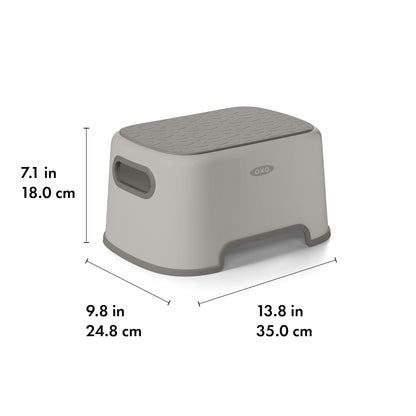 OXO Tot Non-Slip Two-Step Toddler Step Stool (Drizzle) - Kidsy