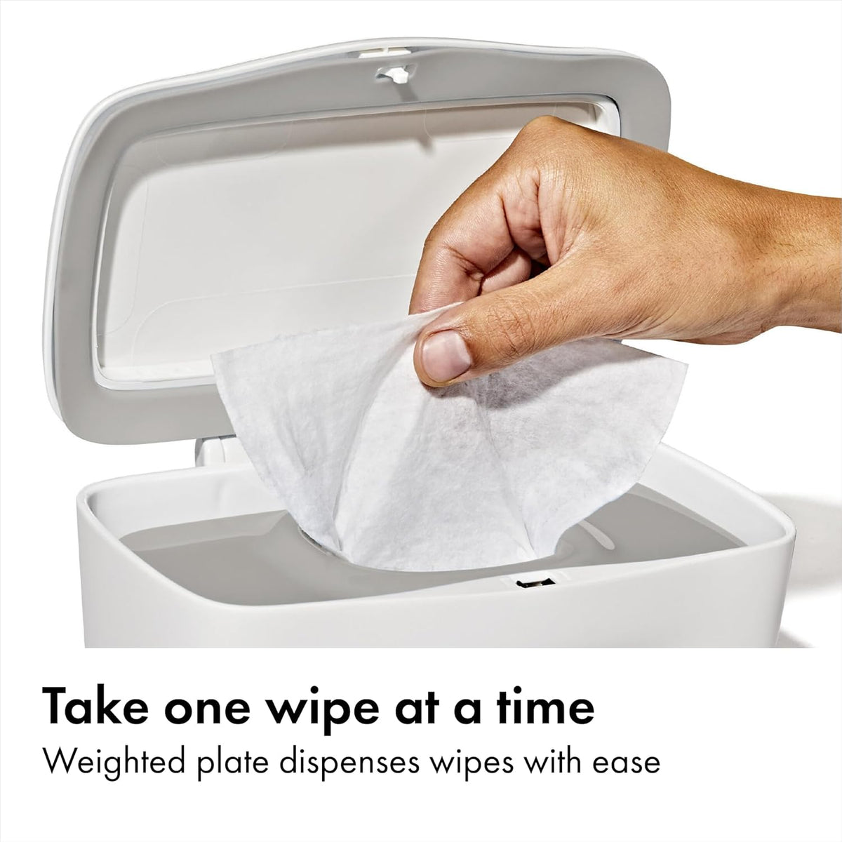 OXO Tot Perfect Pull Wipes Dispenser (Gray) - Kidsy