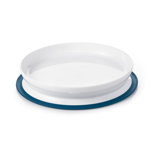 OXO Tot Stick & Stay Plate (Navy) - Kidsy