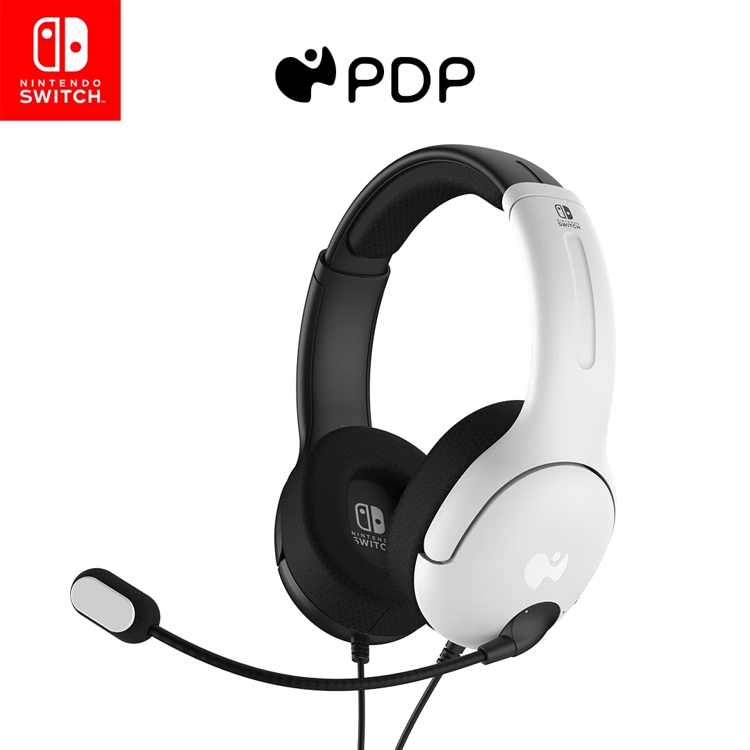 PDP Gaming AIRLITE Stereo Headset (Black & White) FINAL SALE