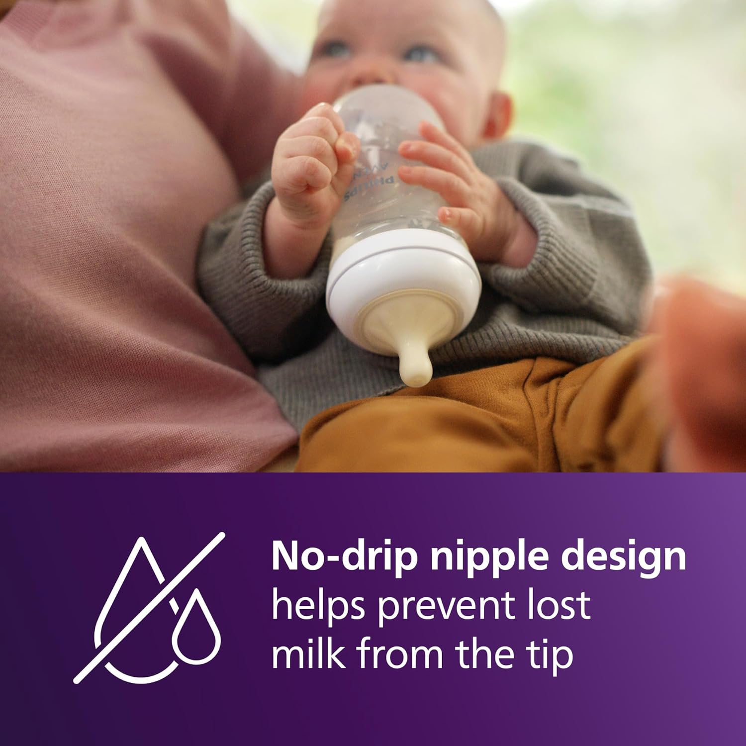 Philips Avent Natural Baby Bottles with Natural Response Nipples (Medium Flow, Flow 3) - Kidsy