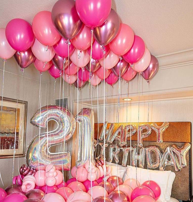 Pink Balloons Metallic Pink Balloon, 50Pcs 12Inch Hot Pink Chrome Pink Latex Balloons Light Pink Balloon and Dark Magenta Pink Balloons - Kidsy