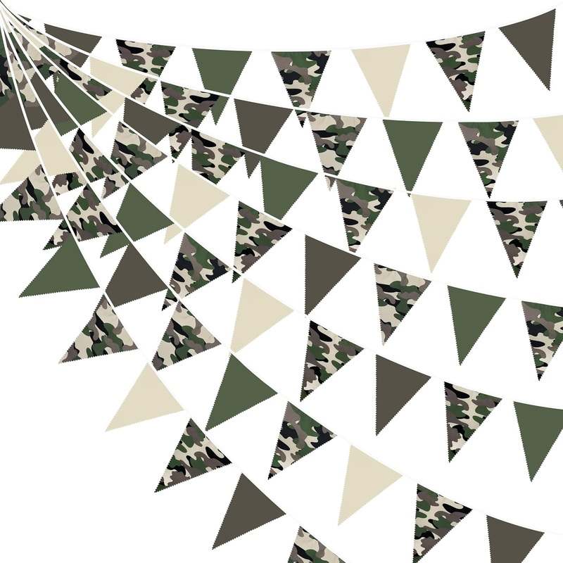 Pinkblume 32Ft Camouflage Party Decorations Green Brown (Camo) - Kidsy