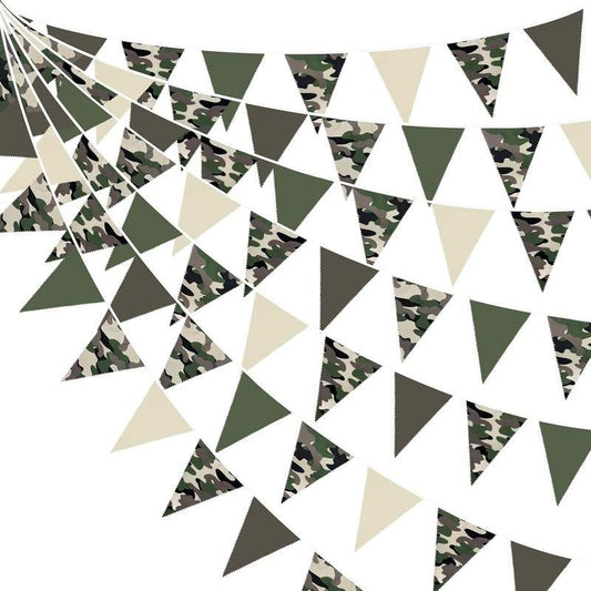 Pinkblume 32Ft Camouflage Party Decorations Green Brown (Camo) - Kidsy