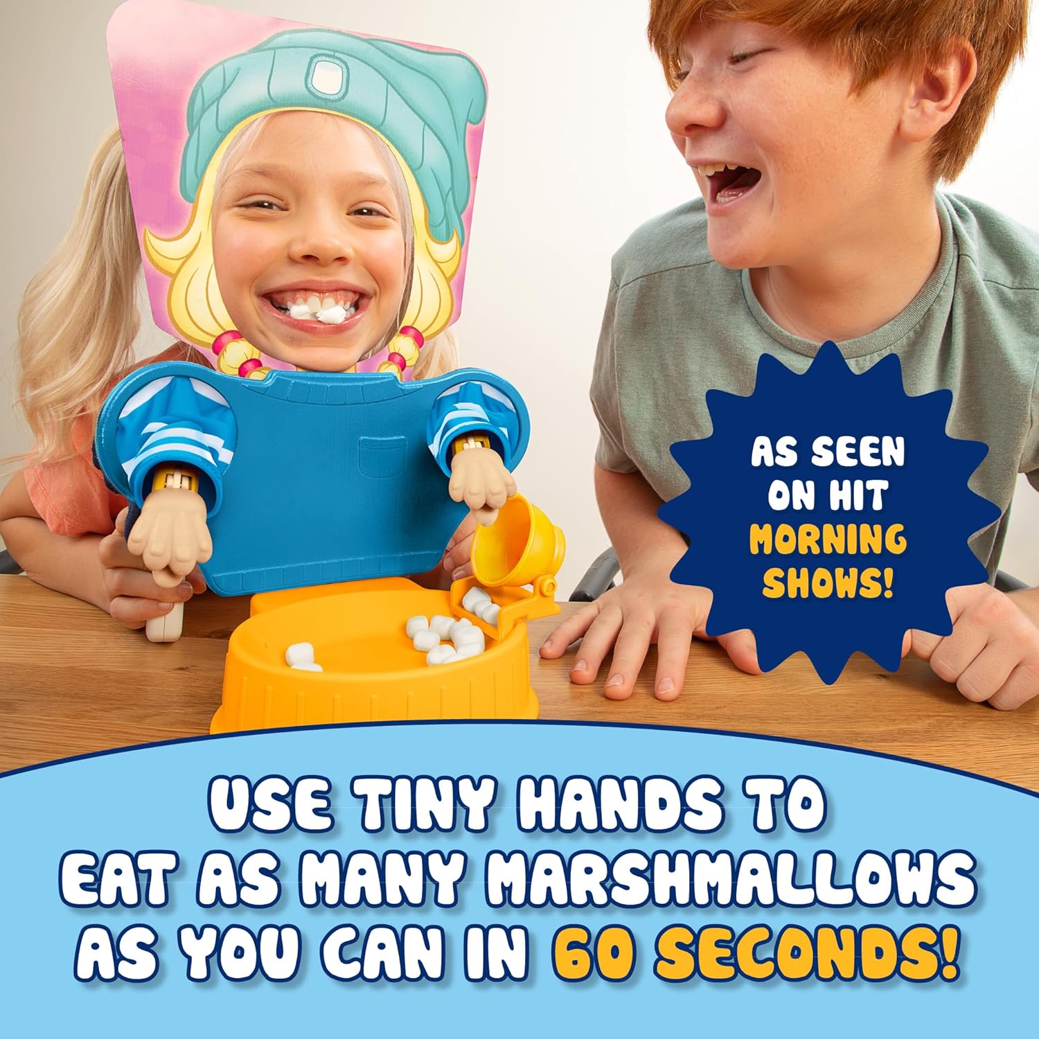 PlayMonster Marshmallow Madness Fast - Paced Party Board Game - Kidsy