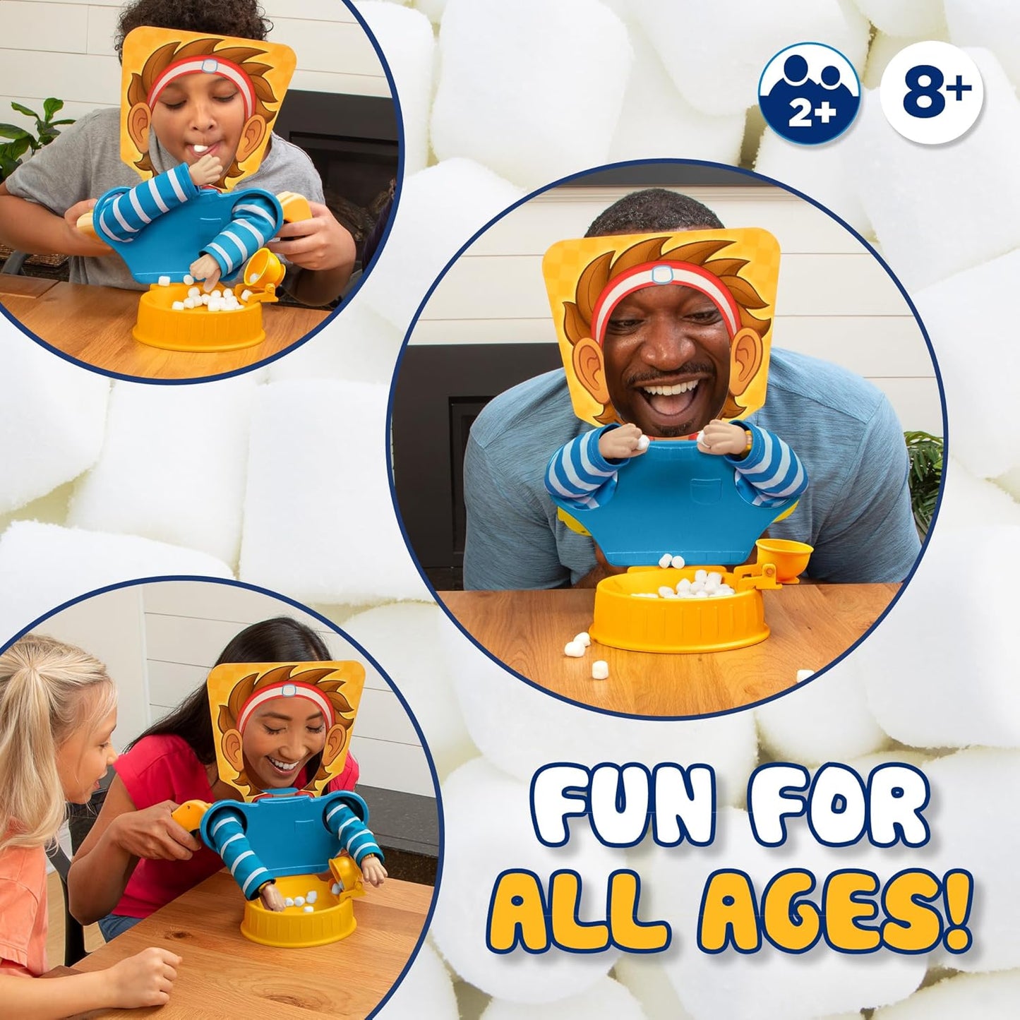 PlayMonster Marshmallow Madness Fast - Paced Party Board Game - Kidsy