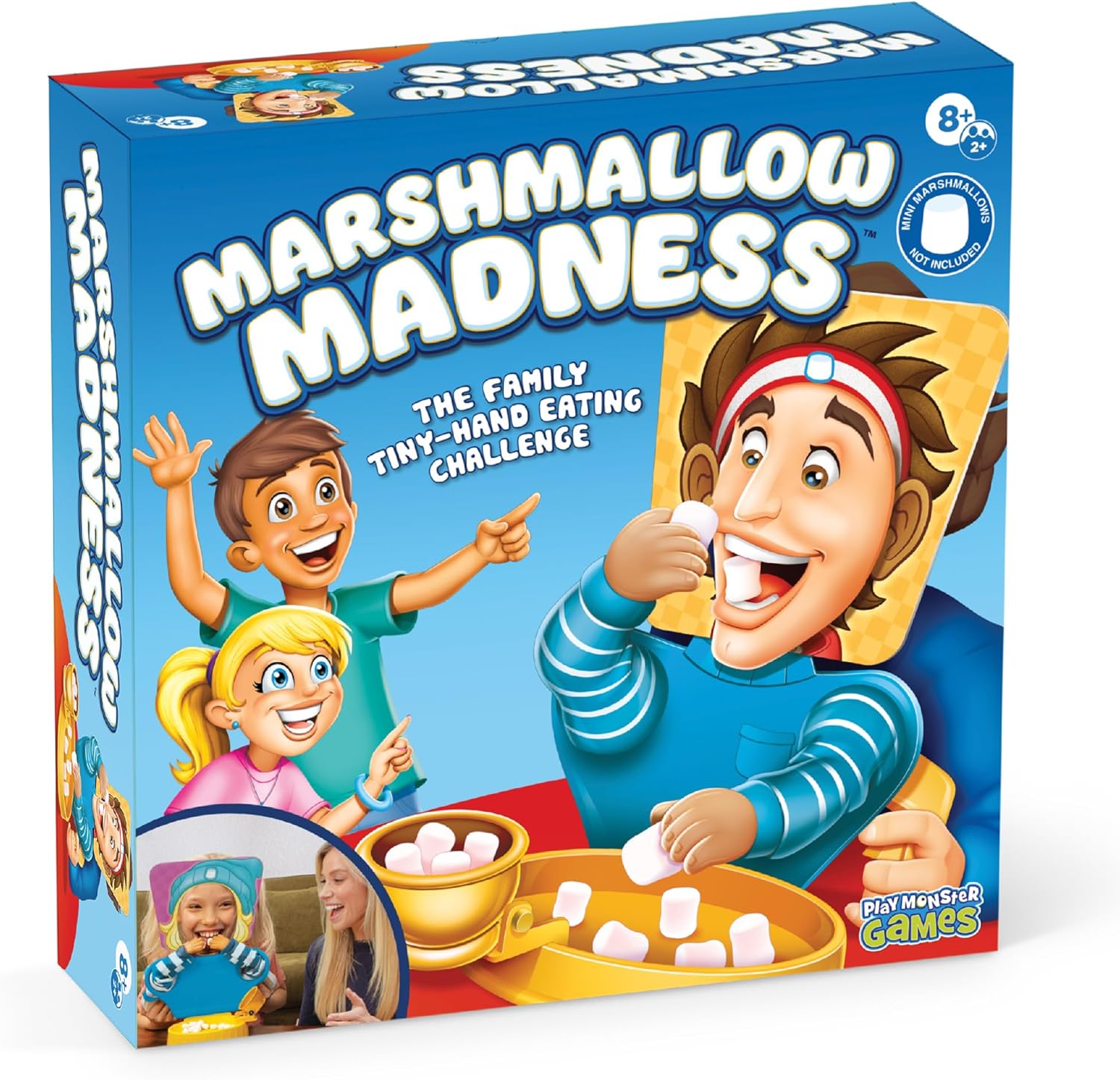 PlayMonster Marshmallow Madness Fast - Paced Party Board Game - Kidsy