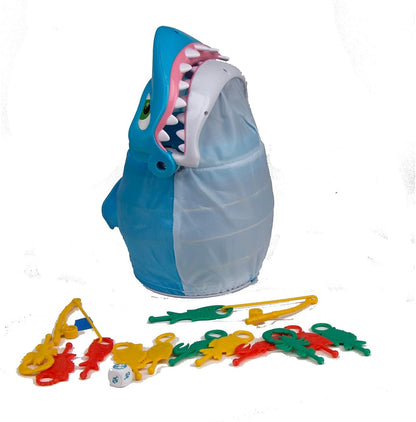 Pressman Shark Bite Roll and Fish Family Board Game - Kidsy