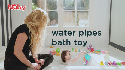 Nuby Wacky Waterworks Pipes Bath Toy with Interactive Features