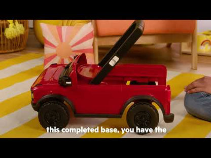 New Bright Starts Ford Bronco 4-in-1 Red Baby Activity Center & Push Walker