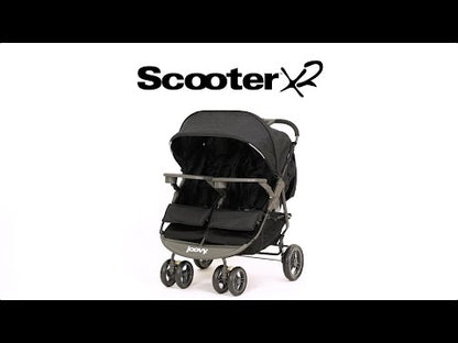 Joovy Scooter X2 Side-by-Side Double Stroller (Charcoal)