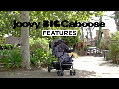 New Joovy Big Caboose Triple Stroller (Jet)