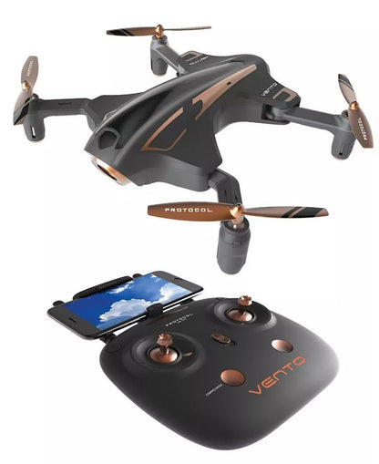 Protocol Vento Wifi Drone with Live Streaming Camera - Black - Kidsy