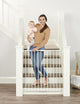 Regalo 2 - in - 1 Extra Tall Easy Swing Baby Gate (White) - Kidsy
