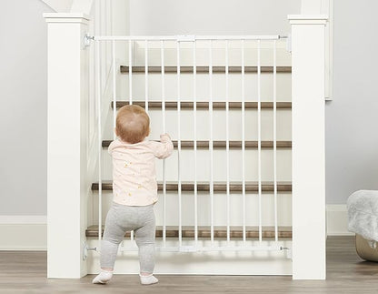 Regalo 2 - in - 1 Extra Tall Easy Swing Baby Gate (White) - Kidsy