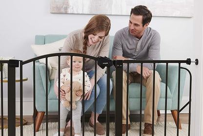 Regalo 58 - Inch Home Accents Super Wide Walk Through Baby Gate (Bronze) - Kidsy