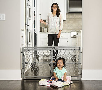 Regalo Easy Fit Adjustable Extra Wide Baby Gate (Gray) - Kidsy