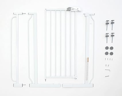 Regalo Easy Step 36" Extra Tall Walk Thru Baby Gate (White) - Kidsy