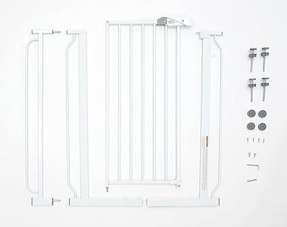 Regalo Easy Step 36" Extra Tall Walk Thru Baby Gate (White) - Kidsy
