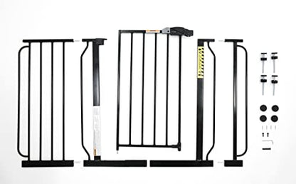 Regalo Easy Step 49 - Inch Extra Wide Baby Gate (Black) - Kidsy