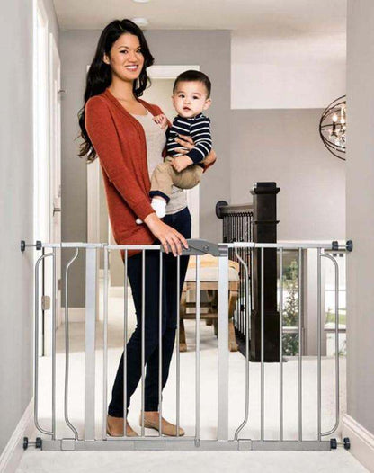 Regalo Easy Step 49 - Inch Extra Wide Baby Gate (Platinum) - Kidsy