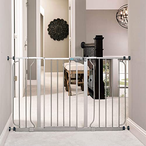 Regalo Easy Step 49 - Inch Extra Wide Baby Gate (Platinum) - Kidsy