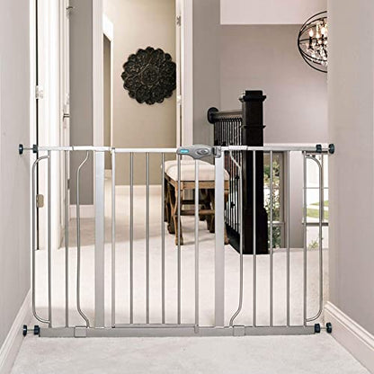 Regalo Easy Step 49 - Inch Extra Wide Baby Gate (Platinum) - Kidsy