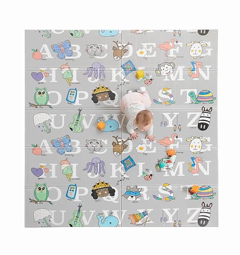 Regalo Foldable Play Mat (Gray) - Kidsy