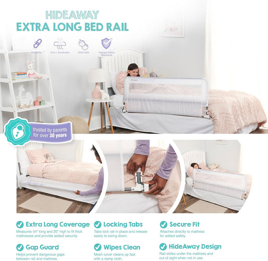 Regalo HideAway Extra Long Bed Rail - Kidsy