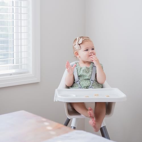 Regalo High Chair for Babies and Toddlers (White) - Kidsy