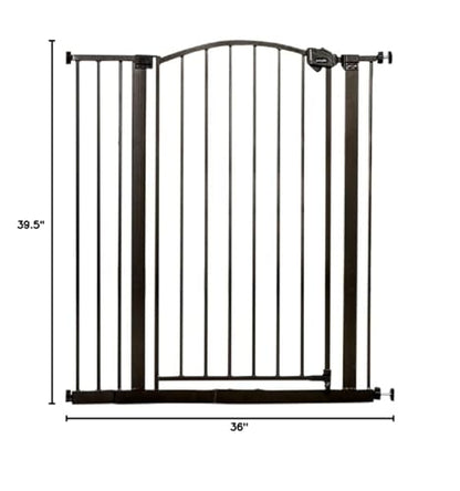 Regalo Home Accents Extra Tall Gate (Bronze) - Kidsy