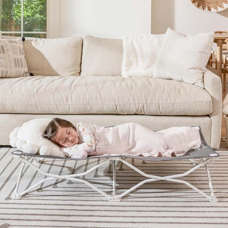 Regalo My Cot Portable Toddler Bed (Gray) - Kidsy
