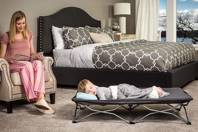 Regalo My Cot Portable Travel Bed (Grey) - Kidsy