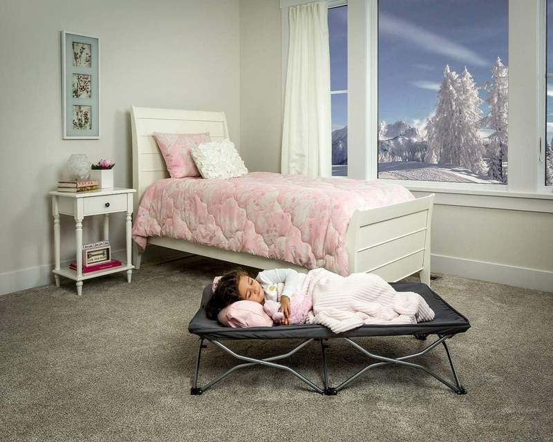 Regalo My Cot Portable Travel Bed (Grey) - Kidsy