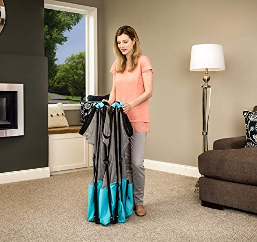 Regalo My Play Deluxe Portable Play Yard, 6 - Panel (Aqua) - Kidsy