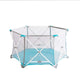 Regalo My Portable Play Yard Deluxe 6 Panel (Aqua) - Kidsy