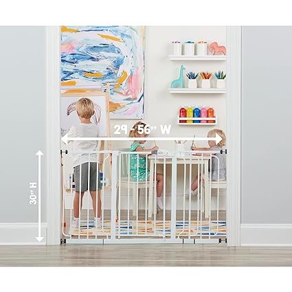 Regalo WideSpan Baby Gate 56 - inch (White) - Kidsy