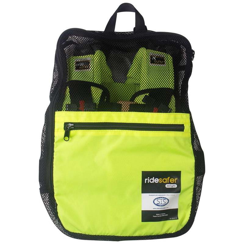 RideSafer - Extra Small (XS) Yellow Portable Car Seat - Kidsy